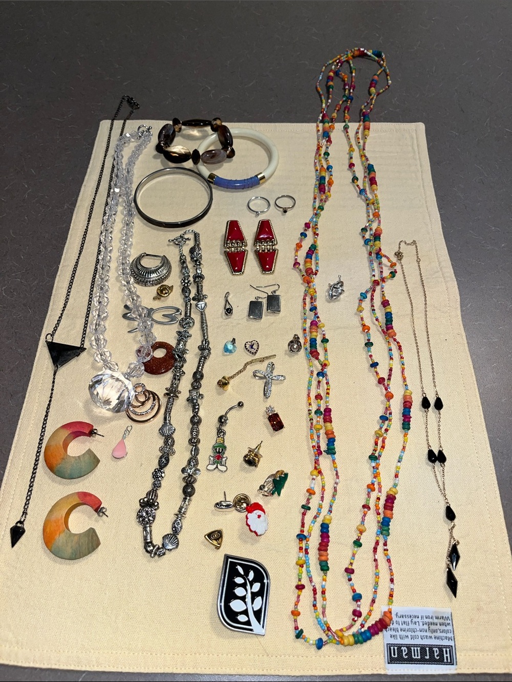 Misc Jewelry lot- all wearables and one repair or reuse for pendant.